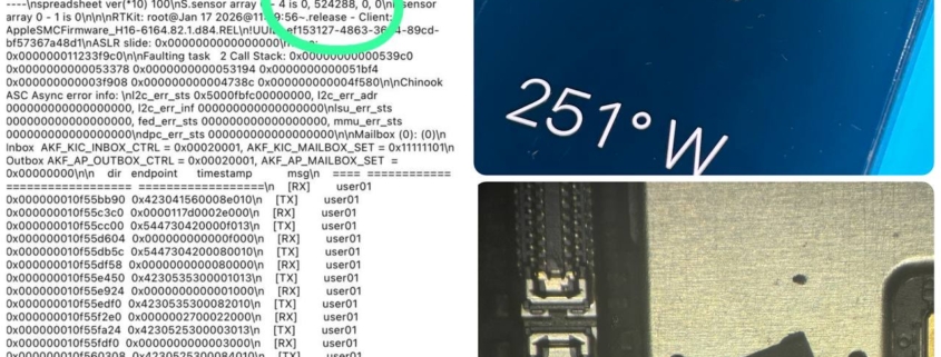 Reparatie iPhone 13 Pro moederbord gyroscoop chip