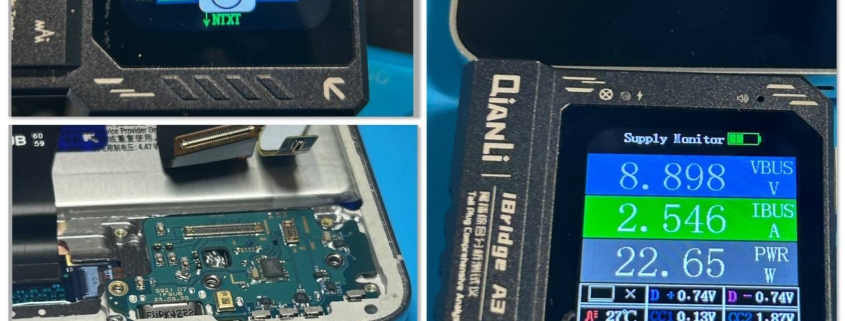 Vervanging van een defecte Samsung Galaxy S24 oplaadpoort in de werkplaats van iRepair Waterland.